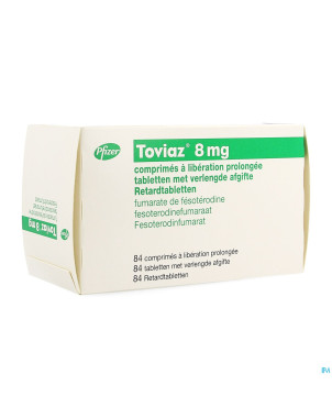Toviaz 8 mg comp liberation prolong 84 x 8 mg