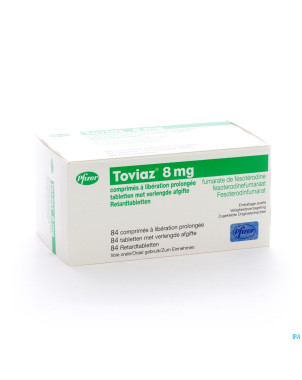Toviaz 8 mg comp liberation prolong 84 x 8 mg