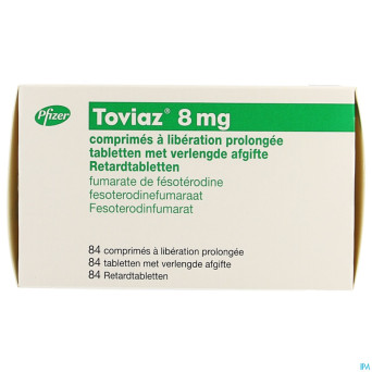Toviaz 8 mg comp liberation prolong 84 x 8 mg