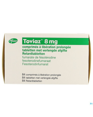 Toviaz 8 mg comp liberation prolong 84 x 8 mg