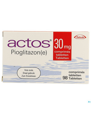 Actos 30 mg comp 98 x 30 mg