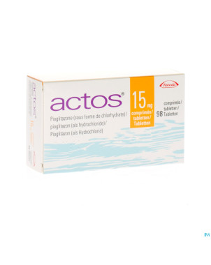 Actos 15 mg comp 98 x 15 mg