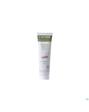Cattier masque visage argile rose bio p sens 100ml