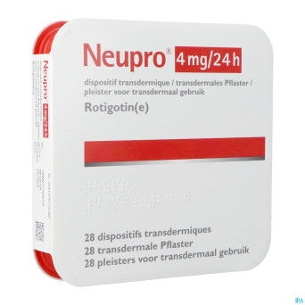 Neupro 4 mg/24 h dispositif transdermique 28