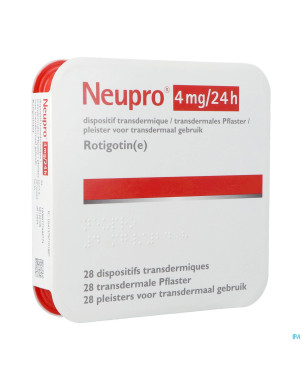 Neupro 4 mg/24 h dispositif transdermique 28