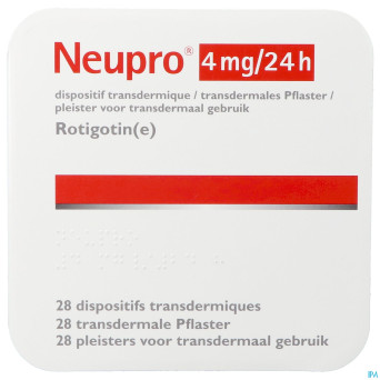 Neupro 4 mg/24 h dispositif transdermique 28