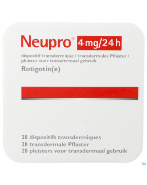 Neupro 4 mg/24 h dispositif transdermique 28