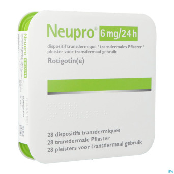 Neupro 6 mg/24 h dispositif transdermique 28