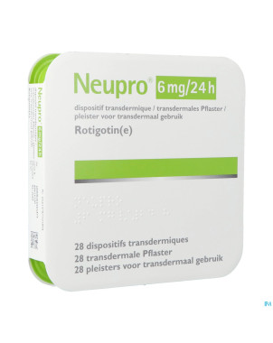 Neupro 6 mg/24 h dispositif transdermique 28
