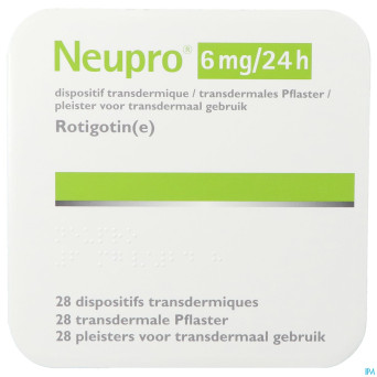 Neupro 6 mg/24 h dispositif transdermique 28