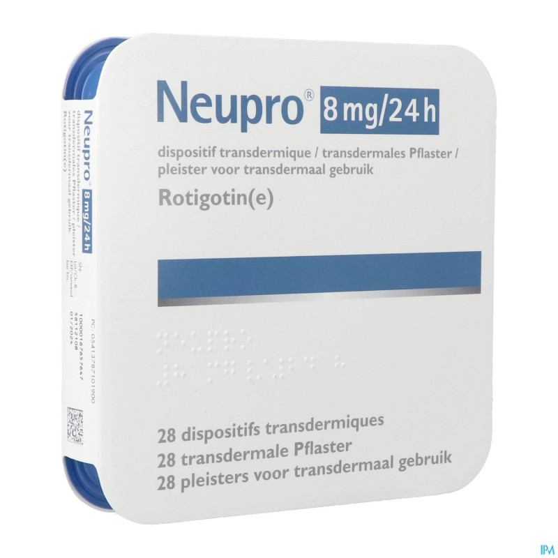 Neupro 8 mg/24 h dispositif transdermique 28