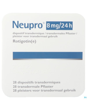 Neupro 8 mg/24 h dispositif transdermique 28