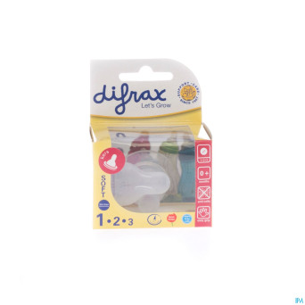 Difrax soft tetine doseur 1-2-3 2 pieces    674