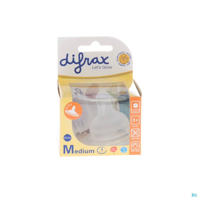 Difrax soft tetine large m 2 pieces    676