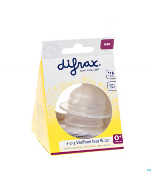 Difrax soft tetine large 1-2-3 2 pieces    677