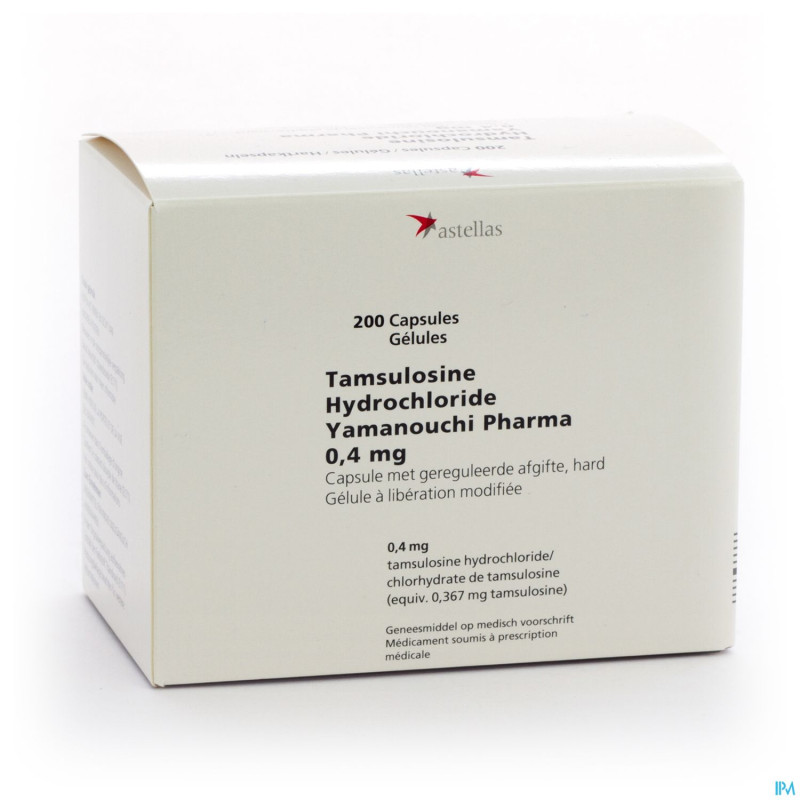 Tamsulosine hcl yamanouchi caps200x0,4mg