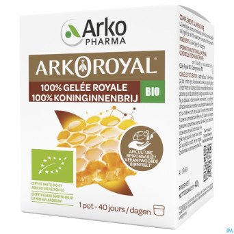 Arkoroyal gelee royale 100% bio    pot 1x40g