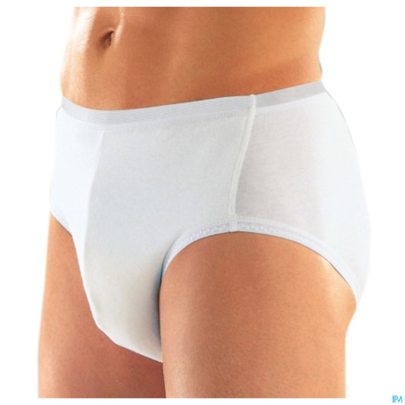 Suprima 1242 slip tricot co/pes/pu homme blanc t8