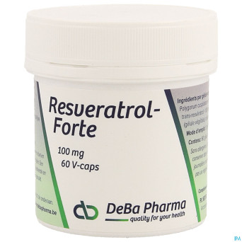 Resveratrol forte    caps 60x100mg    deba