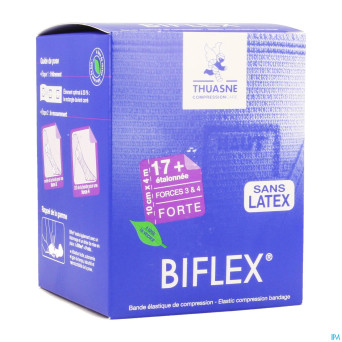 Biflex 17+ forte med.stretch+indic.bge 10cmx4,0m 1