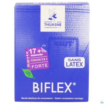 Biflex 17+ forte med.stretch+indic.bge 10cmx4,0m 1