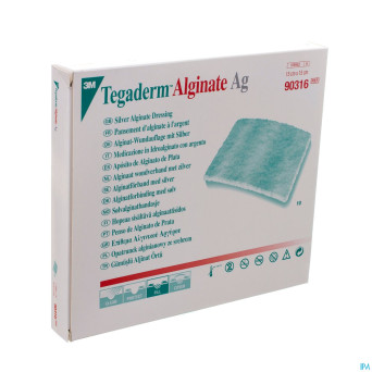 Tegaderm alginate ag    15cmx15cm 10 90316