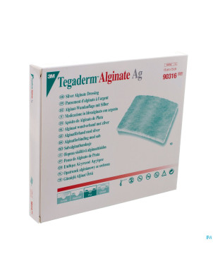Tegaderm alginate ag    15cmx15cm 10 90316