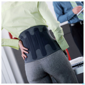 Lombaskin ceinture lombaire 2peau h26 antracite t3