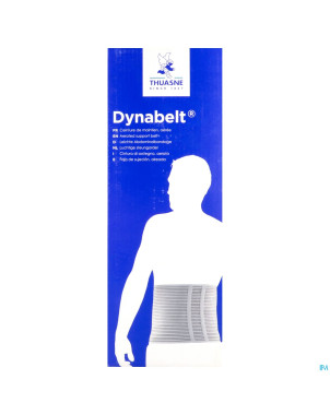 Dynabelt ceinture maintien aeree h26 blanc t1