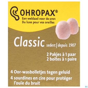 Ohropax bouchons oreilles wax  4
