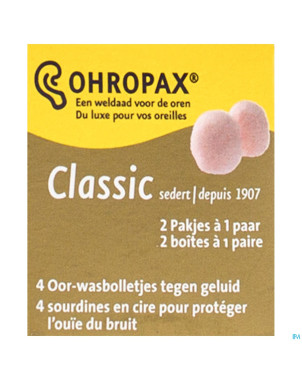 Ohropax bouchons oreilles wax  4