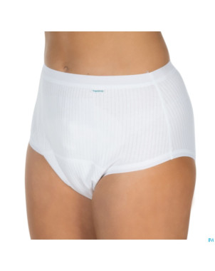 Suprima 1275 slip tricot co/pu dame blanc 40-42