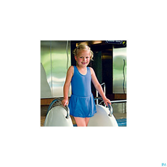 Suprima 1523 maillot de bain+slip fille bleu t128