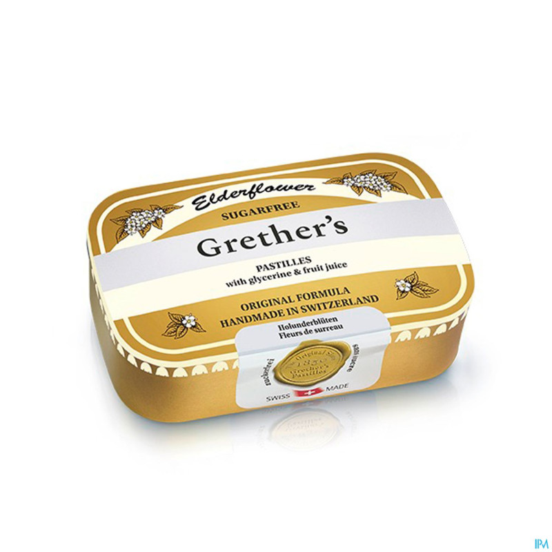 Grether's elderflower sureau-jus fruits ss 110g