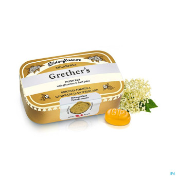 Grether's elderflower sureau-jus fruits ss 110g