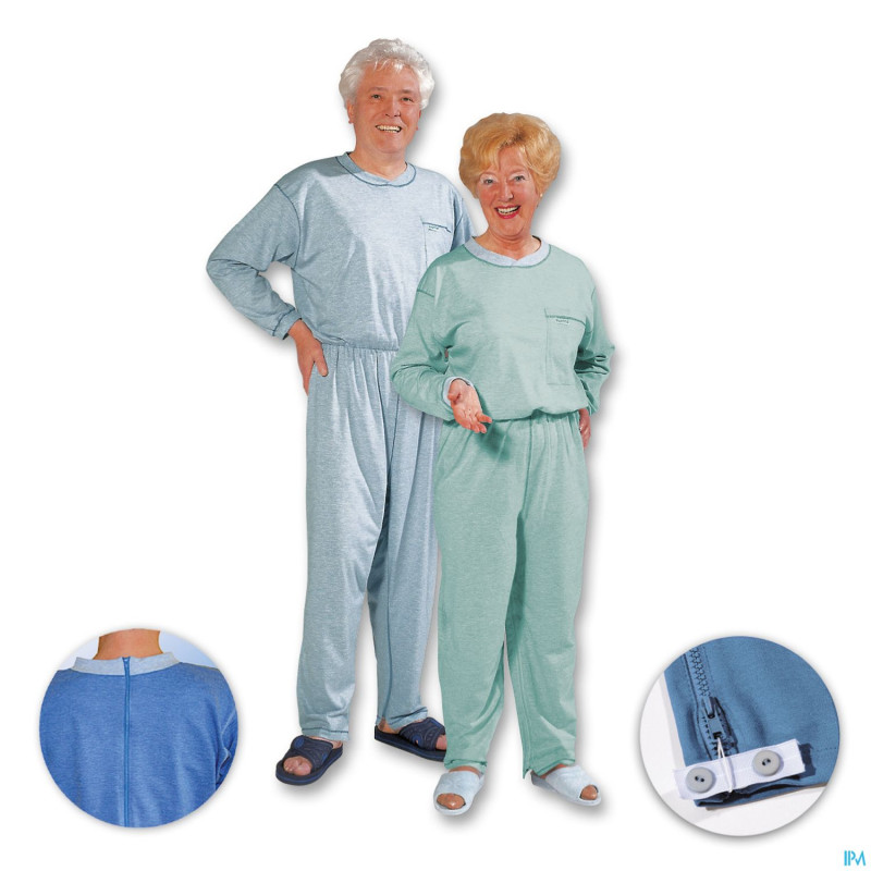 Suprima 4688 salopette ferm.eclair vert xl