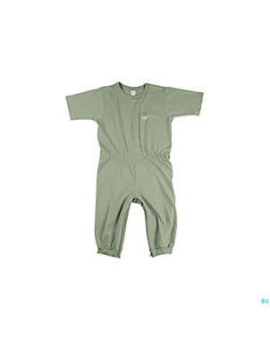 Suprima 4080 salopette 1/2 bras-jambes vert  s