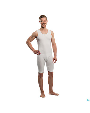 Suprima 4698 body sans manche+zip jambe blanc  m