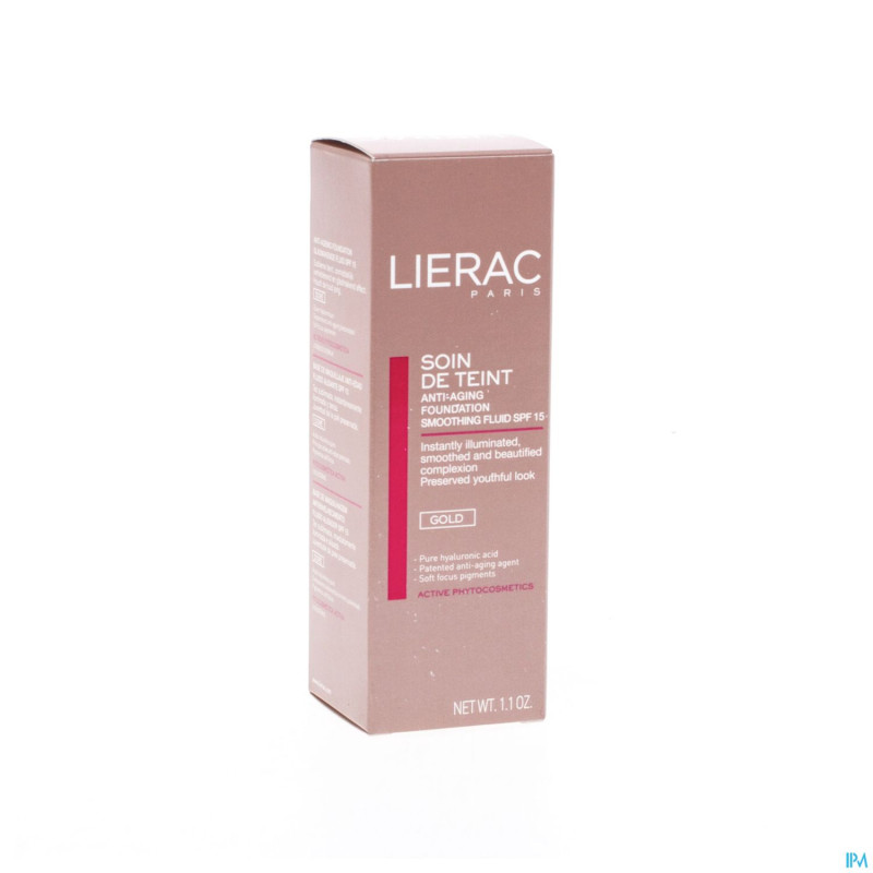 Lierac soin teint fluide lis.mat dore    fl 30ml