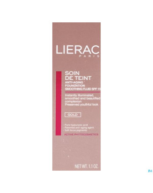 Lierac soin teint fluide lis.mat dore    fl 30ml