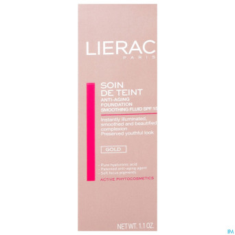 Lierac soin teint fluide lis.mat dore    fl 30ml