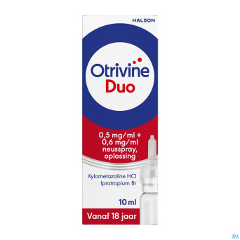 Otrivine duo 0,5/0,6 spray nas 10 ml