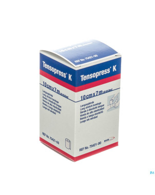 Tensopress k bande crepe 10cmx7m rouleau 1 7542100