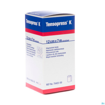 Tensopress k bande crepe 12cmx7m rouleau 1 7542200