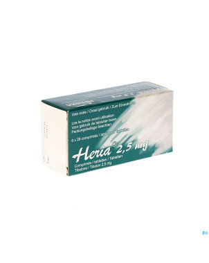 Heria 2,5 mg comp 6 x 28