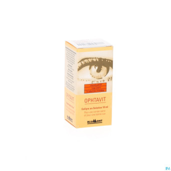 Ophtavit c gutt oculaires 10ml rempl.cnk 0122-804