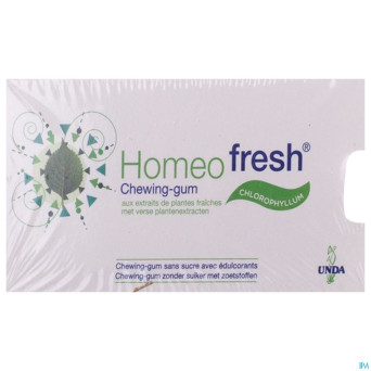 Homeofresh chew-gum bioactivum chloroph. ss 10x12