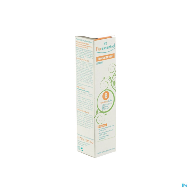Puressentiel coups soleil spray 8 hle ess    75ml