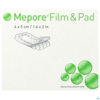 Mepore film + pad    4x 5cm 5 275110