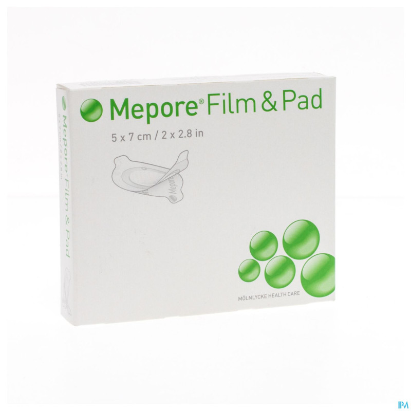 Mepore film + pad oval   5x 7cm 5 275310